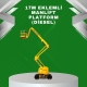 17m eklemli manlift platform diesel