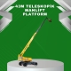 43m teleskopik manlift platform
